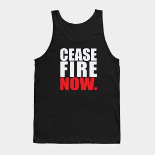 Ceasefire Now Tank Top